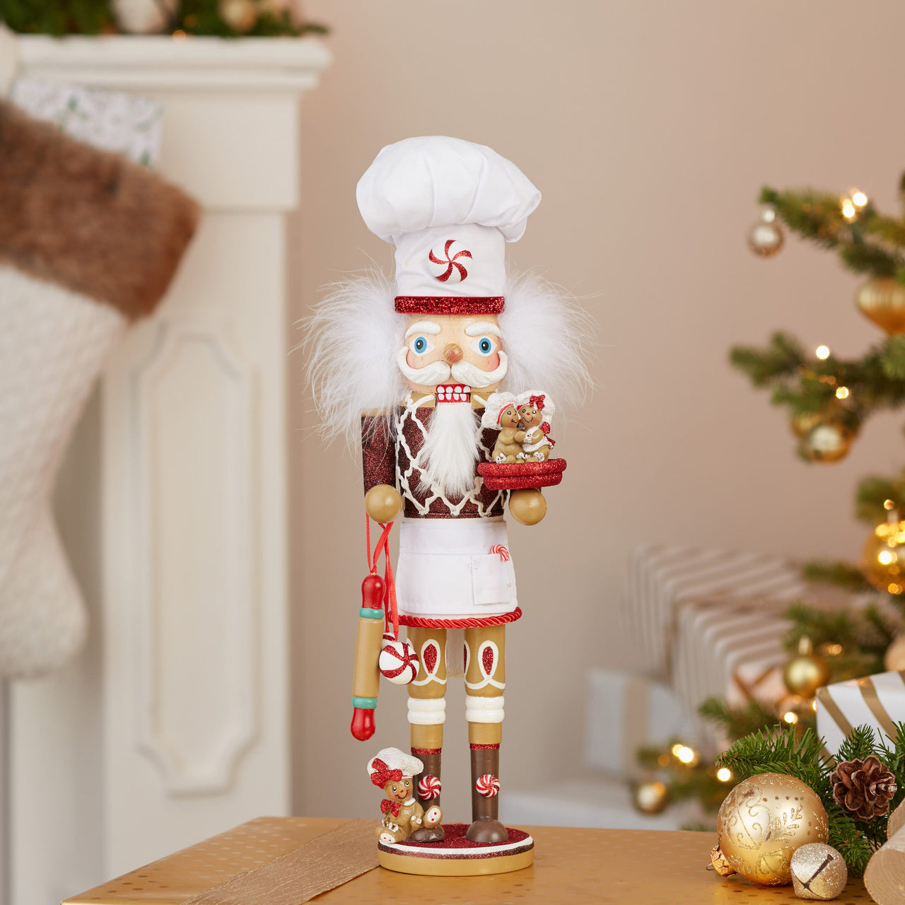 15.5" Hollywood Nutcrackers™ Gingerbread Chef Nutcracker