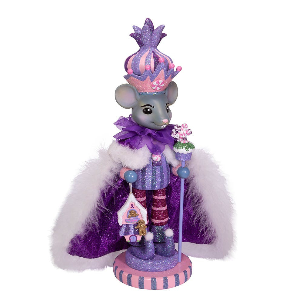 15" Hollywood Nutcrackers™ Sugar Plum Mouse King Nutcracker