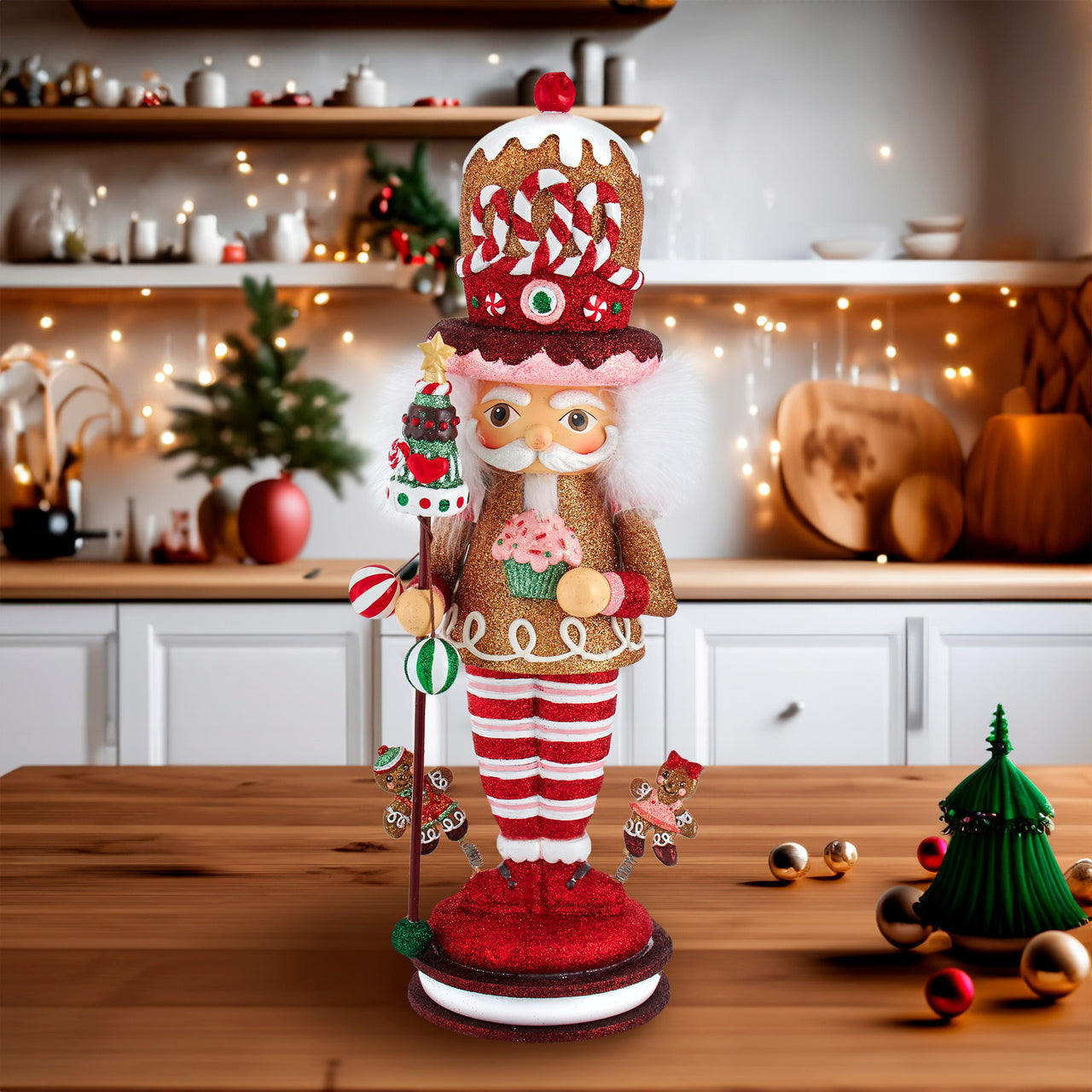 16.5" Hollywood Nutcrackers™ Gingerbread King Nutcracker
