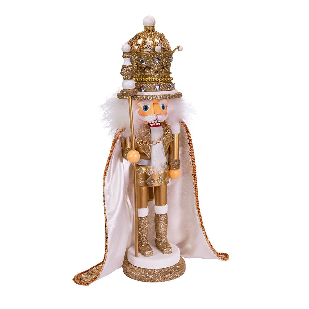17.5" Hollywood Nutcrackers™ Gold King Nutcracker