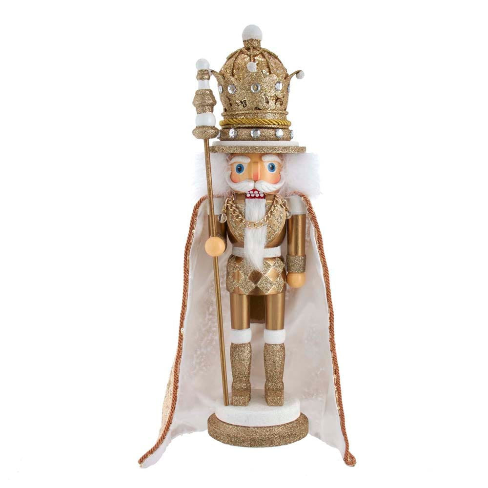 17.5" Hollywood Nutcrackers™ Gold King Nutcracker