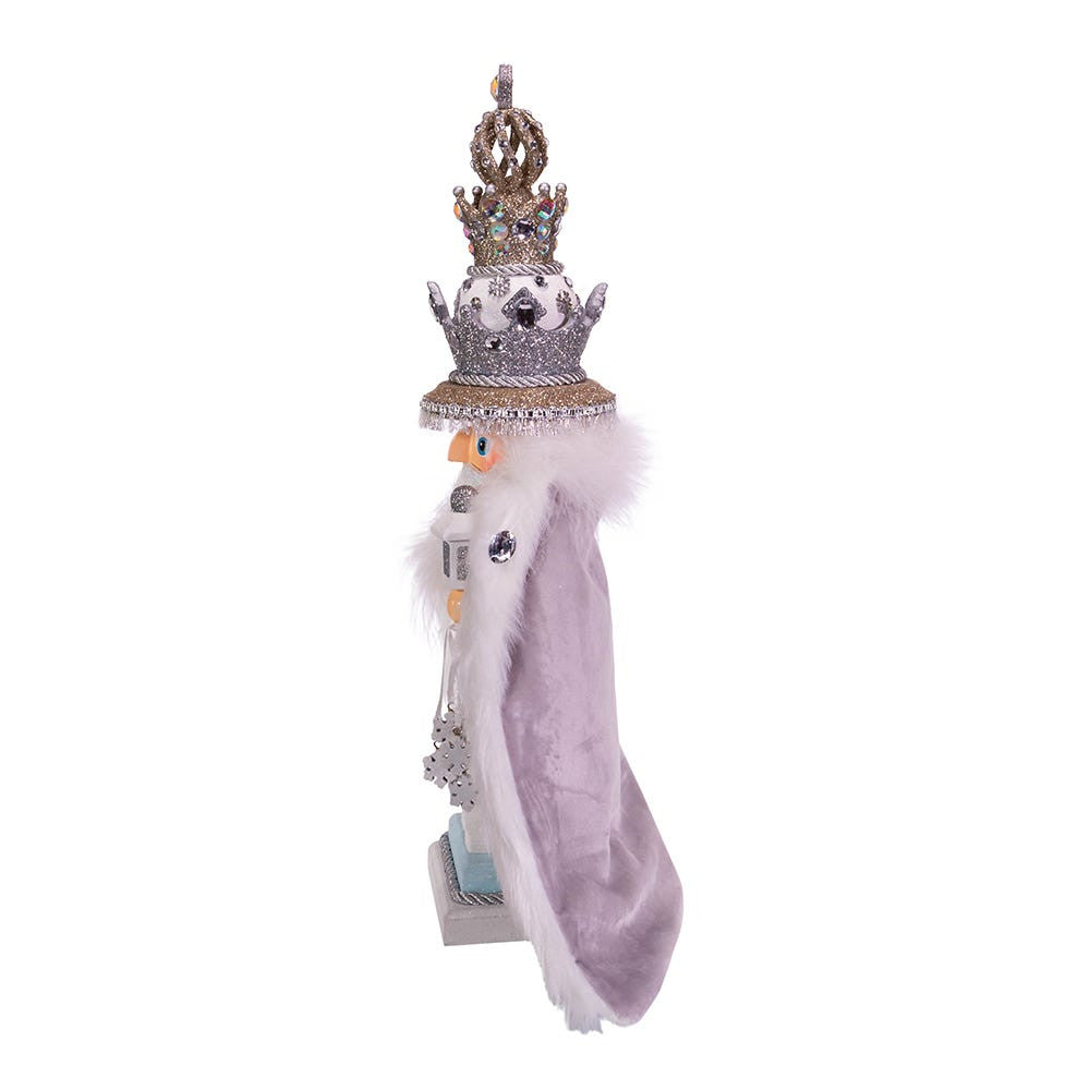 18" Hollywood Nutcrackers™ White Fur King Nutcrackers