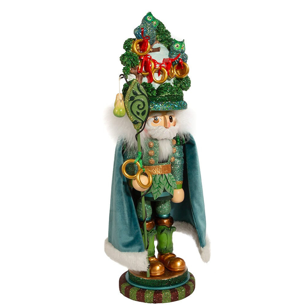 17.5" Hollywood Nutcrackers™ Five Golden Rings Nutcracker (5th in Series)