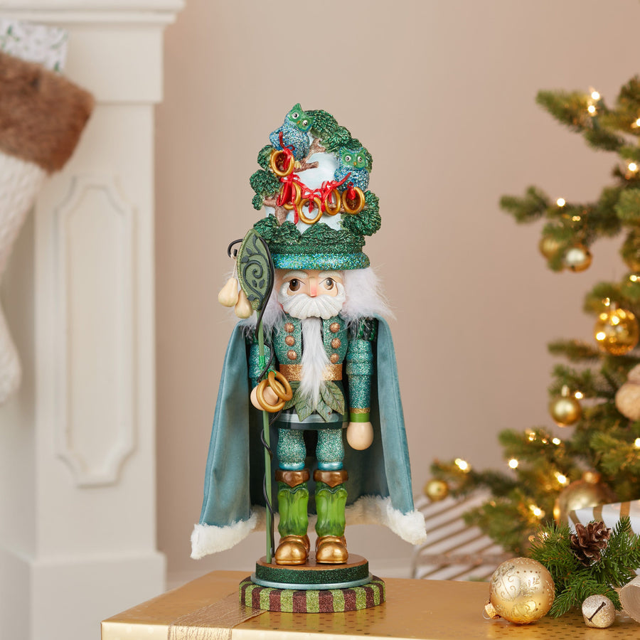 17.5" Hollywood Nutcrackers™ Five Golden Rings Nutcracker (5th in Series)