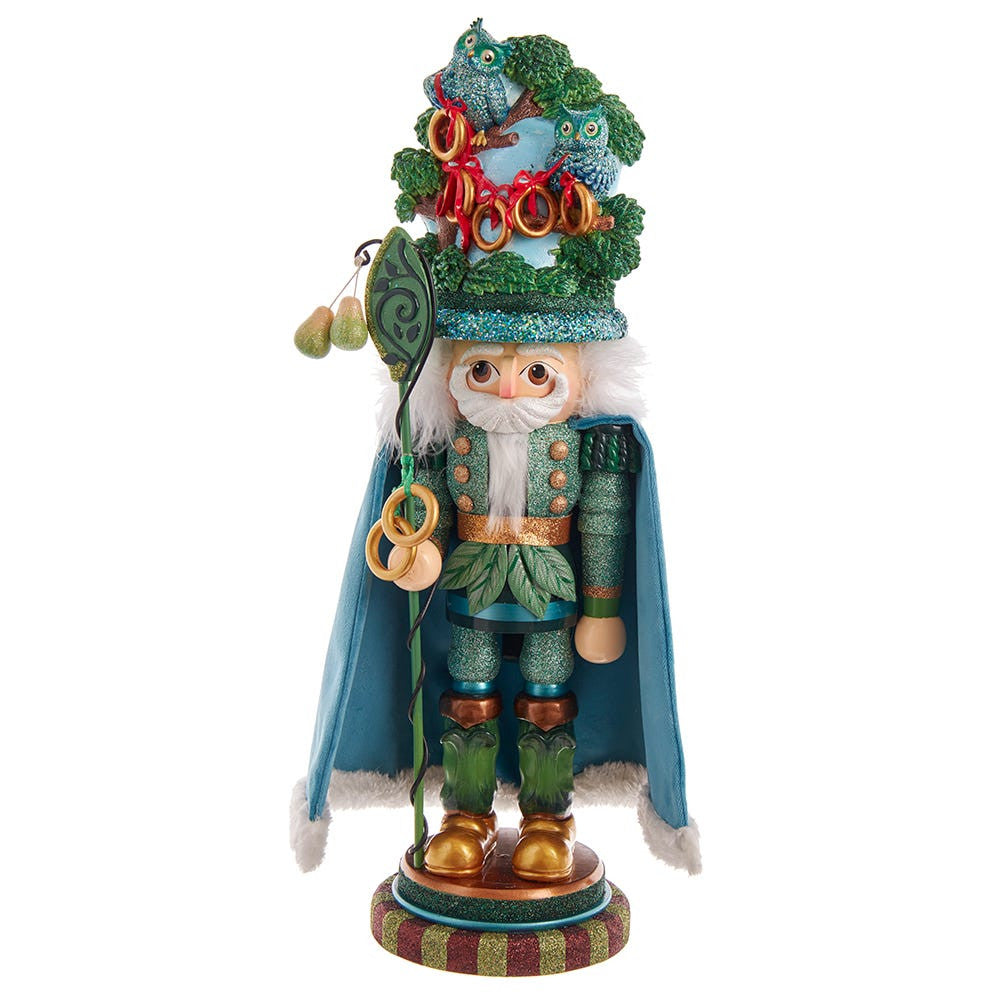 17.5" Hollywood Nutcrackers™ Five Golden Rings Nutcracker (5th in Series)