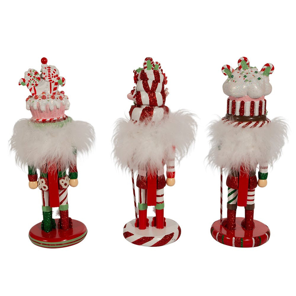 10" Hollywood Nutcrackers™ Candy and Cake Hat Nutcrackers
