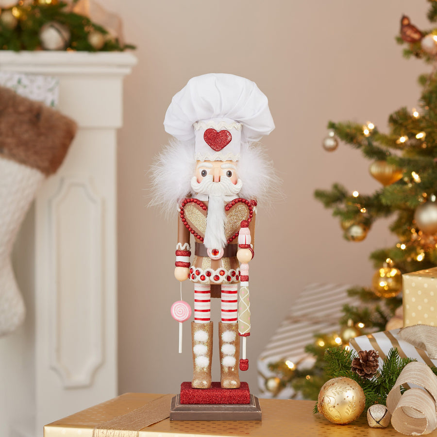 18" Hollywood Nutcrackers™ Gingerbread Chef Nutcracker