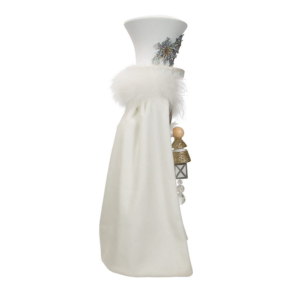18" Hollywood Nutcrackers™ White Snowflake LED Soldier Nutcracker