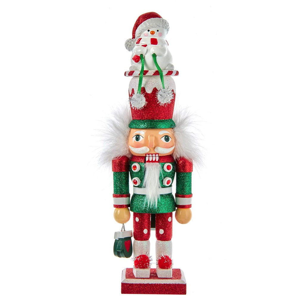 12" Hollywood Nutcrackers™ Snowman Hat Nutcracker