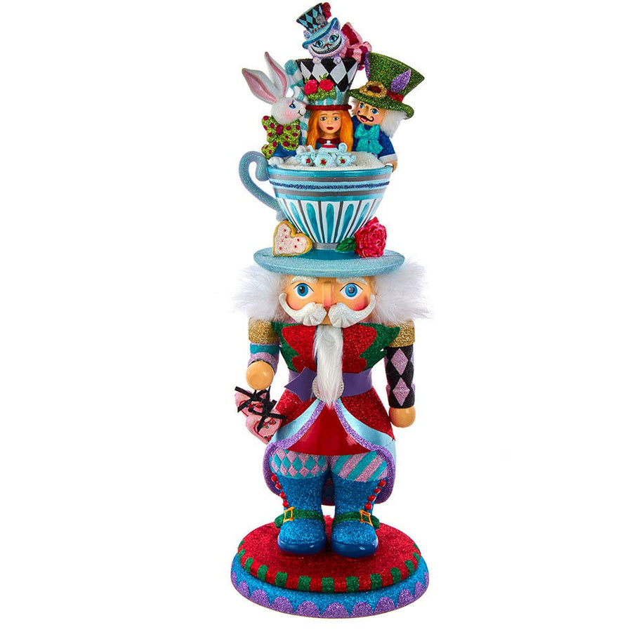 18" Hollywood Nutcrackers™ Alice Teacup Hat Nutcracker