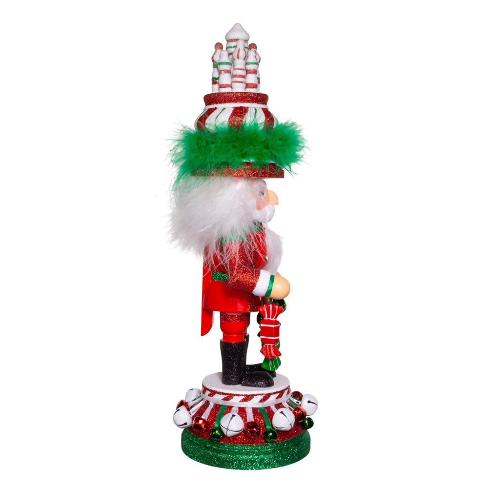 15" Hollywood Nutcrackers™ Red, White & Green Candy Tower Hat Nutcracker