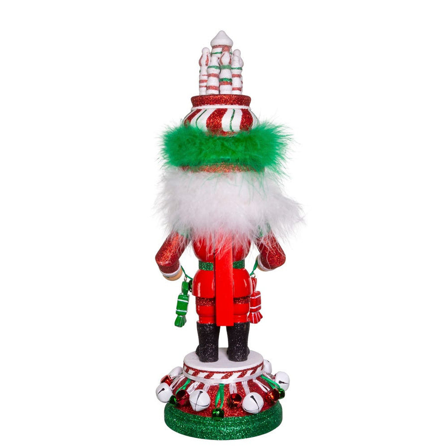 15" Hollywood Nutcrackers™ Red, White & Green Candy Tower Hat Nutcracker