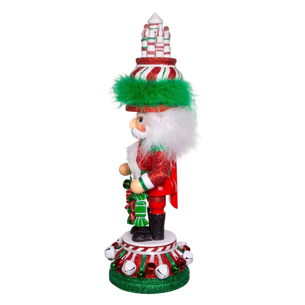 15" Hollywood Nutcrackers™ Red, White & Green Candy Tower Hat Nutcracker