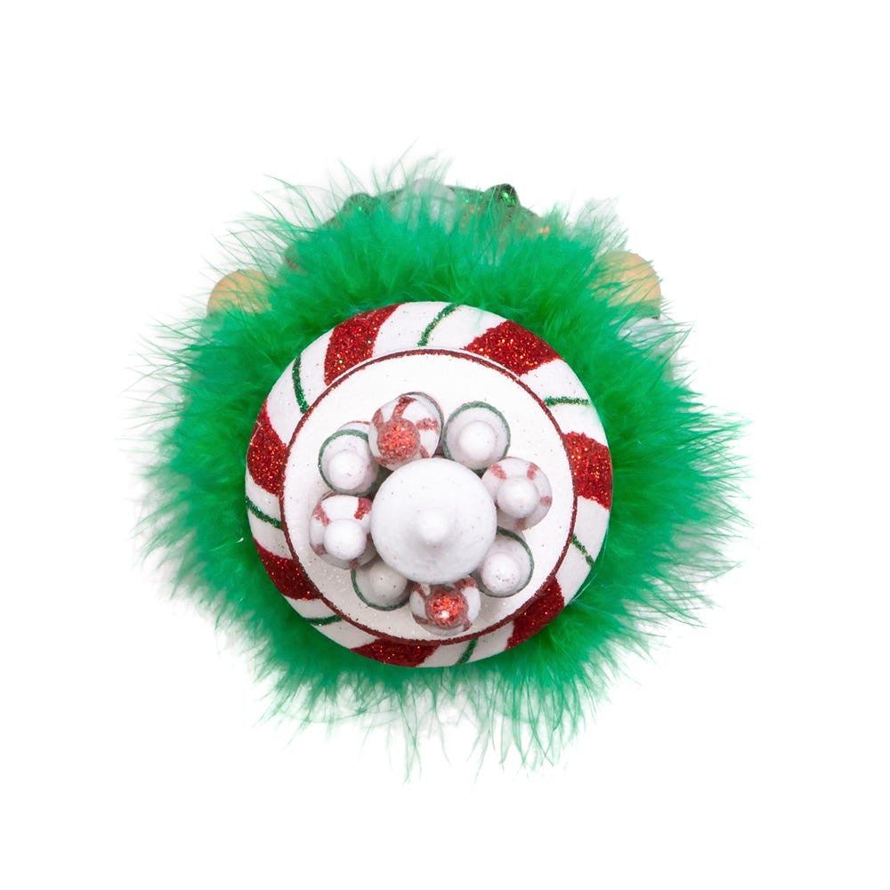 15" Hollywood Nutcrackers™ Red, White & Green Candy Tower Hat Nutcracker