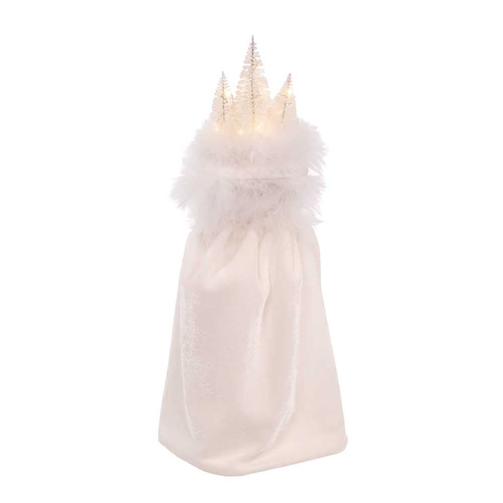 15" Hollywood Nutcrackers™ Battery Operated White Winter LED Hat Nutcracker