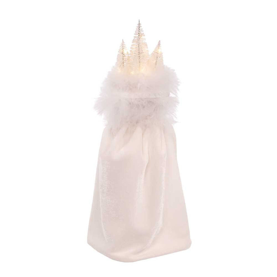 15" Hollywood Nutcrackers™ Battery Operated White Winter LED Hat Nutcracker