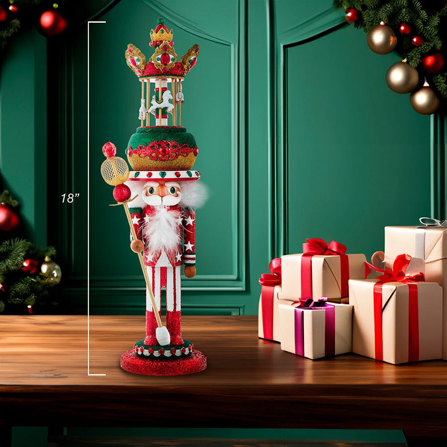 15" Hollywood Nutcrackers™ Musical Carousel Hat Nutcracker