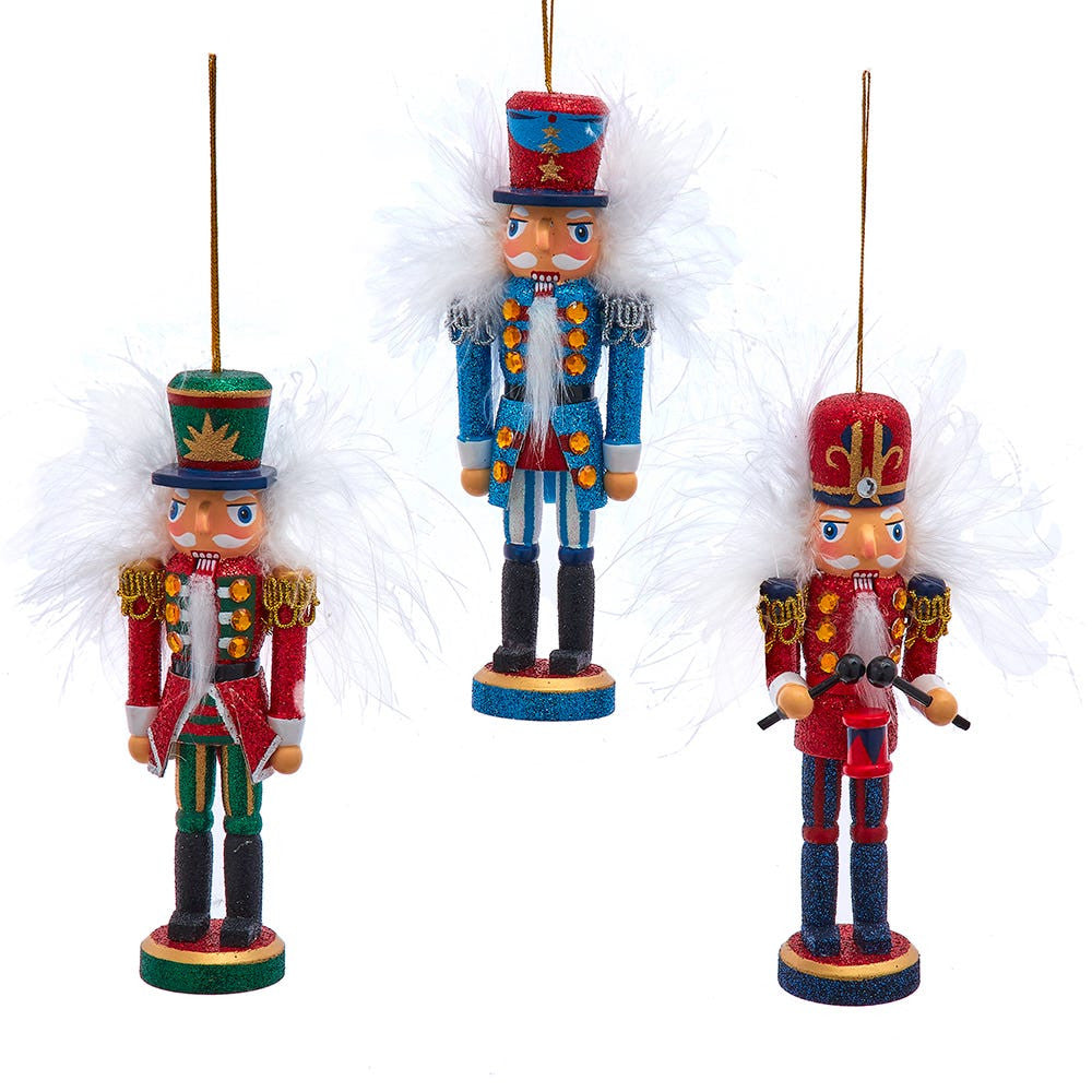 6" Hollywood Nutcrackers™ Colorful King & Soldier Nutcrackers