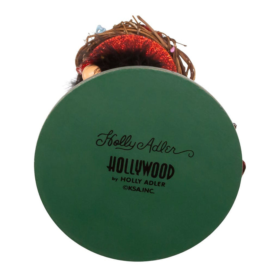 19.5" Hollywood Nutcrackers™ Cardinal In Tree Hat Nutcracker