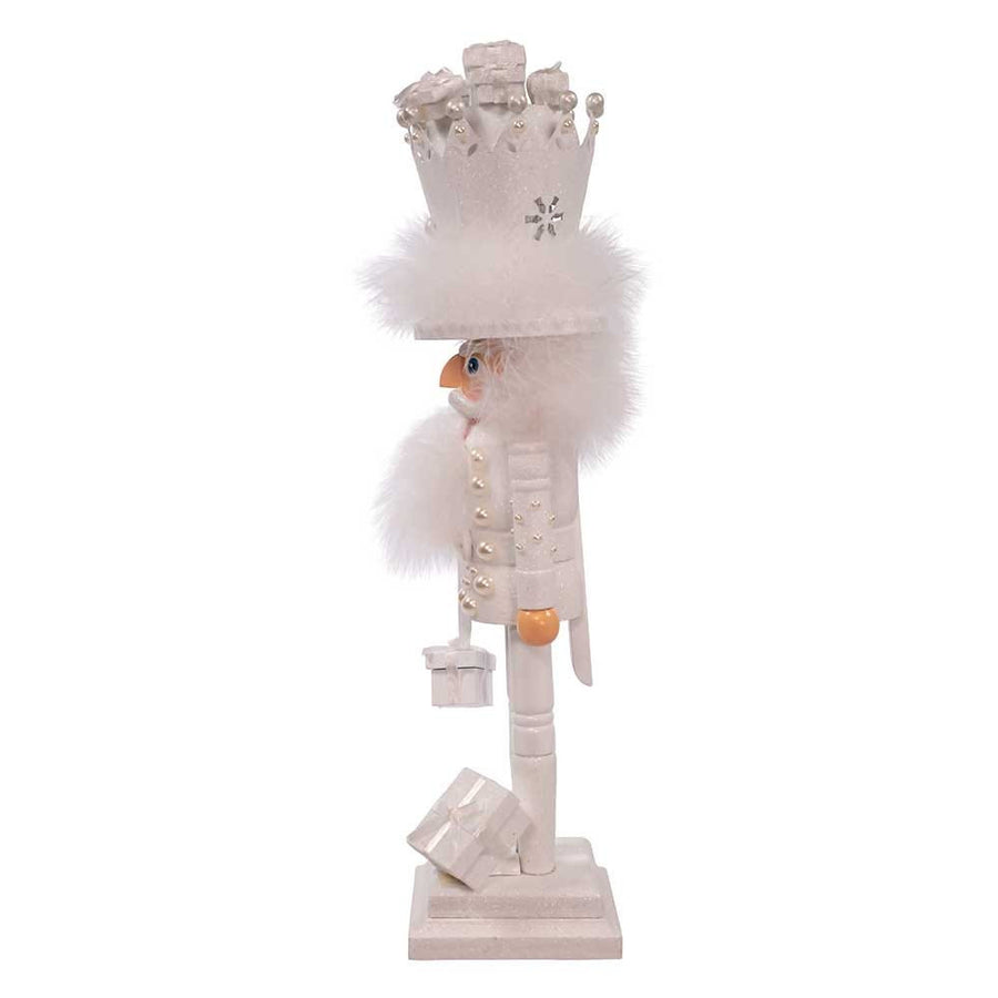 18" Hollywood Nutcrackers™ White King With Gifts Nutcracker