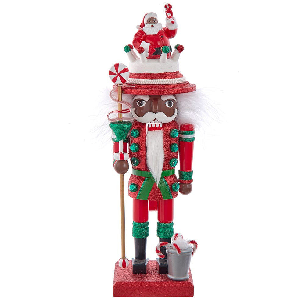 10" Hollywood Nutcrackers™ African American Santa Nutcracker