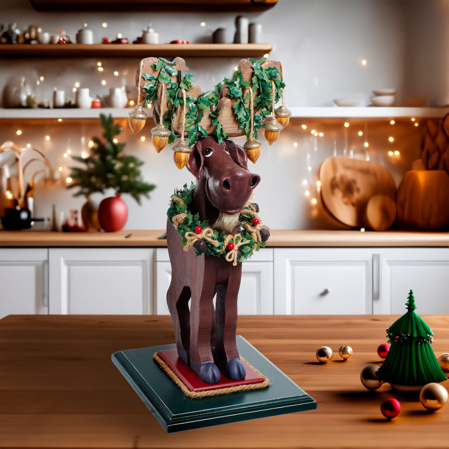 15" Hollywood Nutcrackers™ Moose Nutcracker