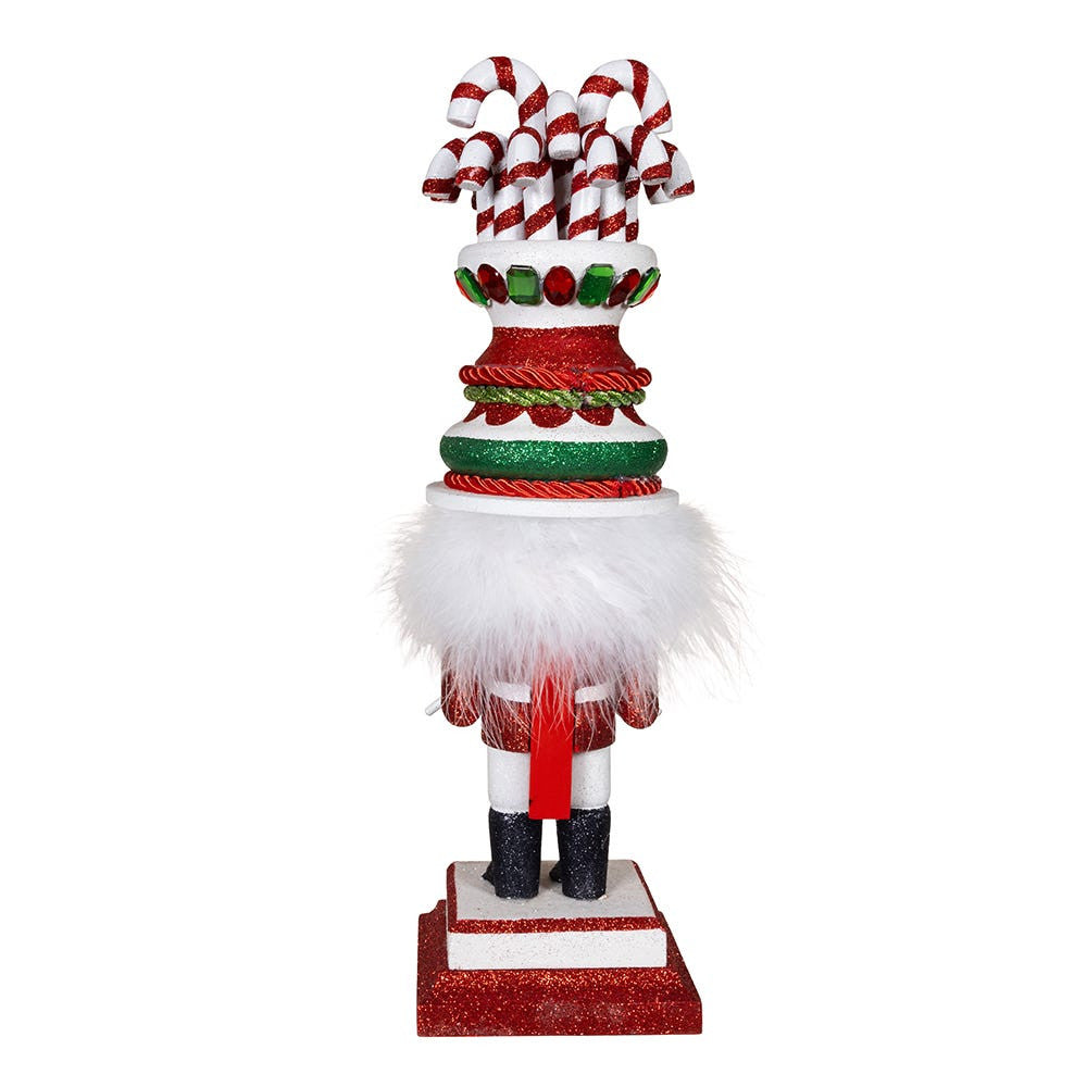 16" Hollywood Nutcrackers™ Candy Cane Hat Soldier Nutcracker
