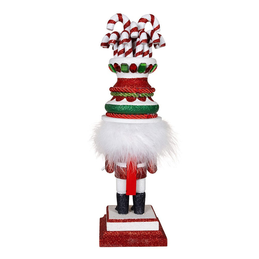 16" Hollywood Nutcrackers™ Candy Cane Hat Soldier Nutcracker