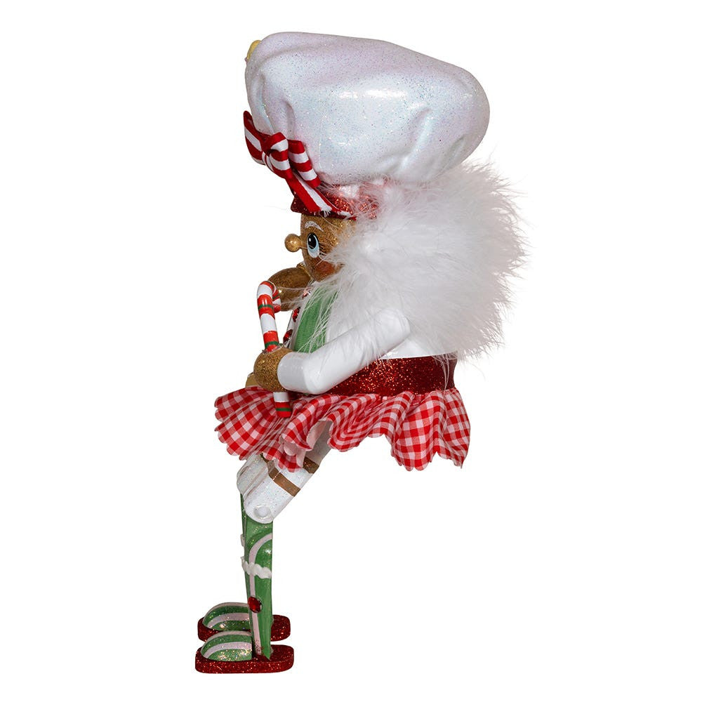 11" Hollywood Nutcrackers™ Gingerbread Baker Girl Shelf Sitter Nutcracker