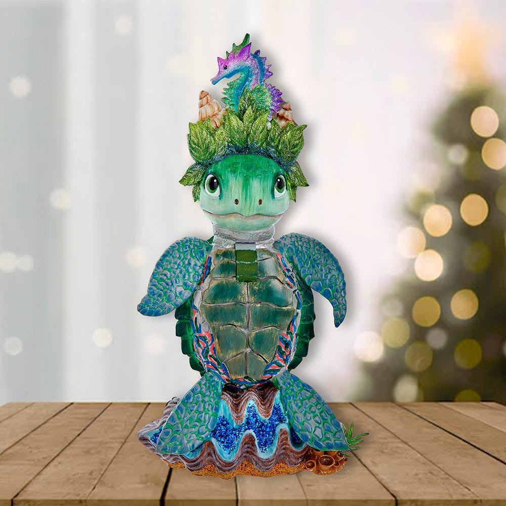 16" Hollywood Nutcrackers™ Sea Turtle Nutcracker