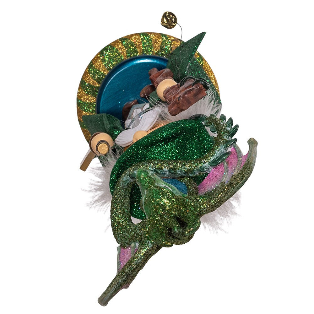 18" Hollywood Nutcrackers™ Wizard With Dragon Nutcracker