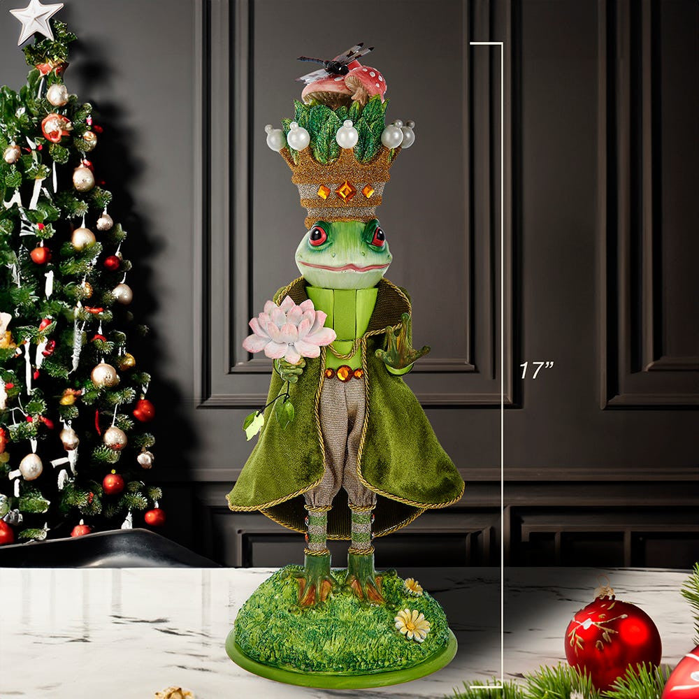 17" Hollywood Nutcrackers™ Frog Prince Nutcracker