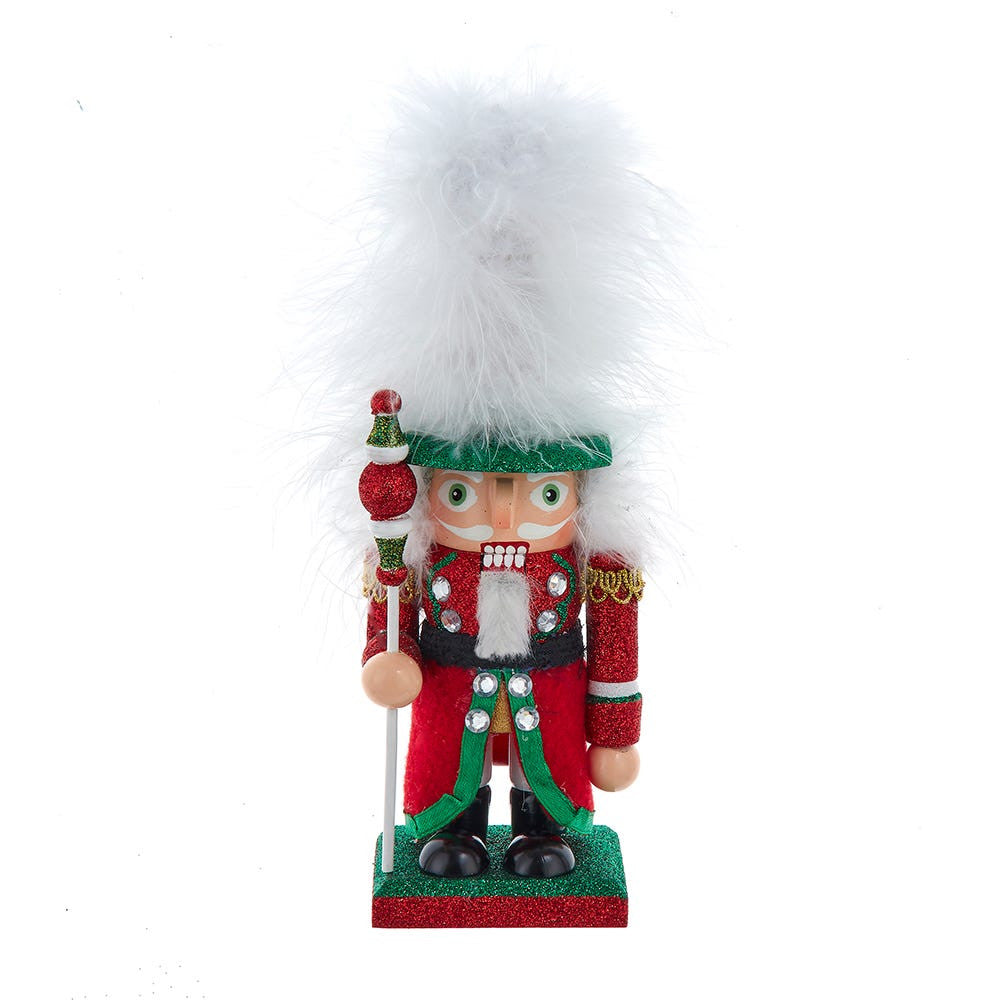 9" Hollywood Nutcrackers™ Red, Green & White Soldier Nutcracker