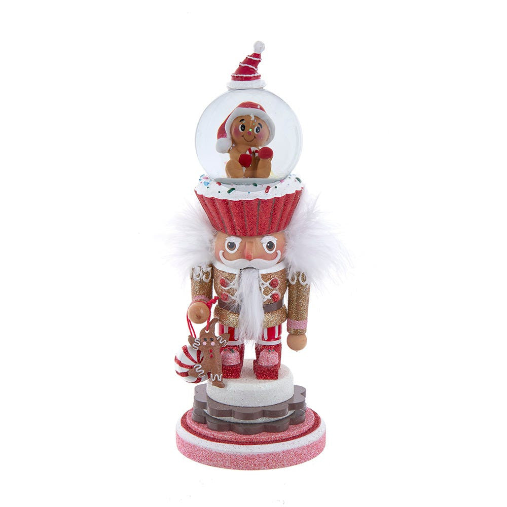10" Hollywood Nutcrackers™ Gingerbread Water Globe Nutcracker