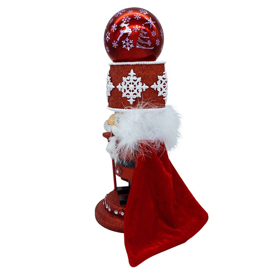 14.5" Hollywood Nutcrackers™ Musical Red Soldier With Water Globe Nutcracker