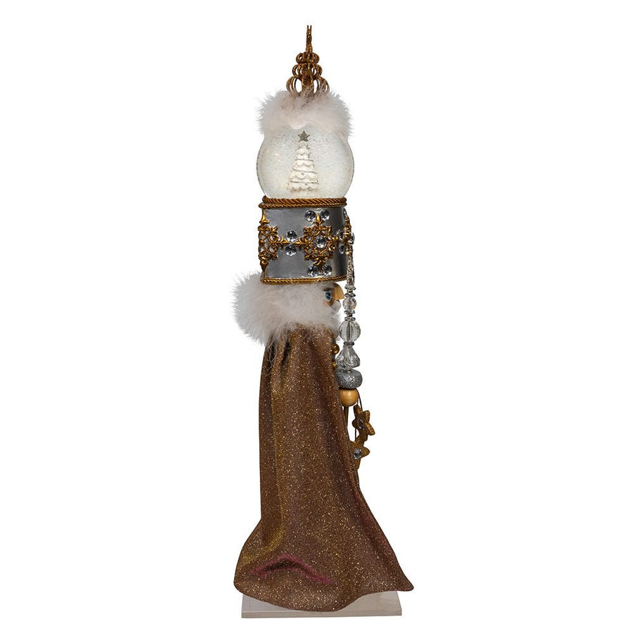 22" Hollywood Nutcrackers™ Musical Gold & Silver Nutcracker With Water Globe