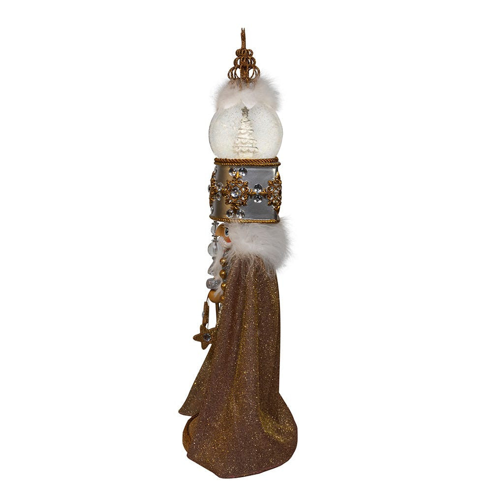 22" Hollywood Nutcrackers™ Musical Gold & Silver Nutcracker With Water Globe