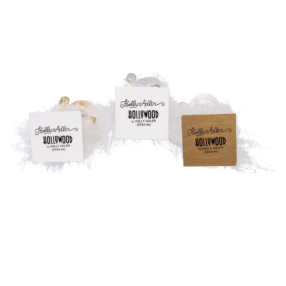 9.5" Hollywood Nutcrackers™ Gold, White, & Silver Nutcrackers