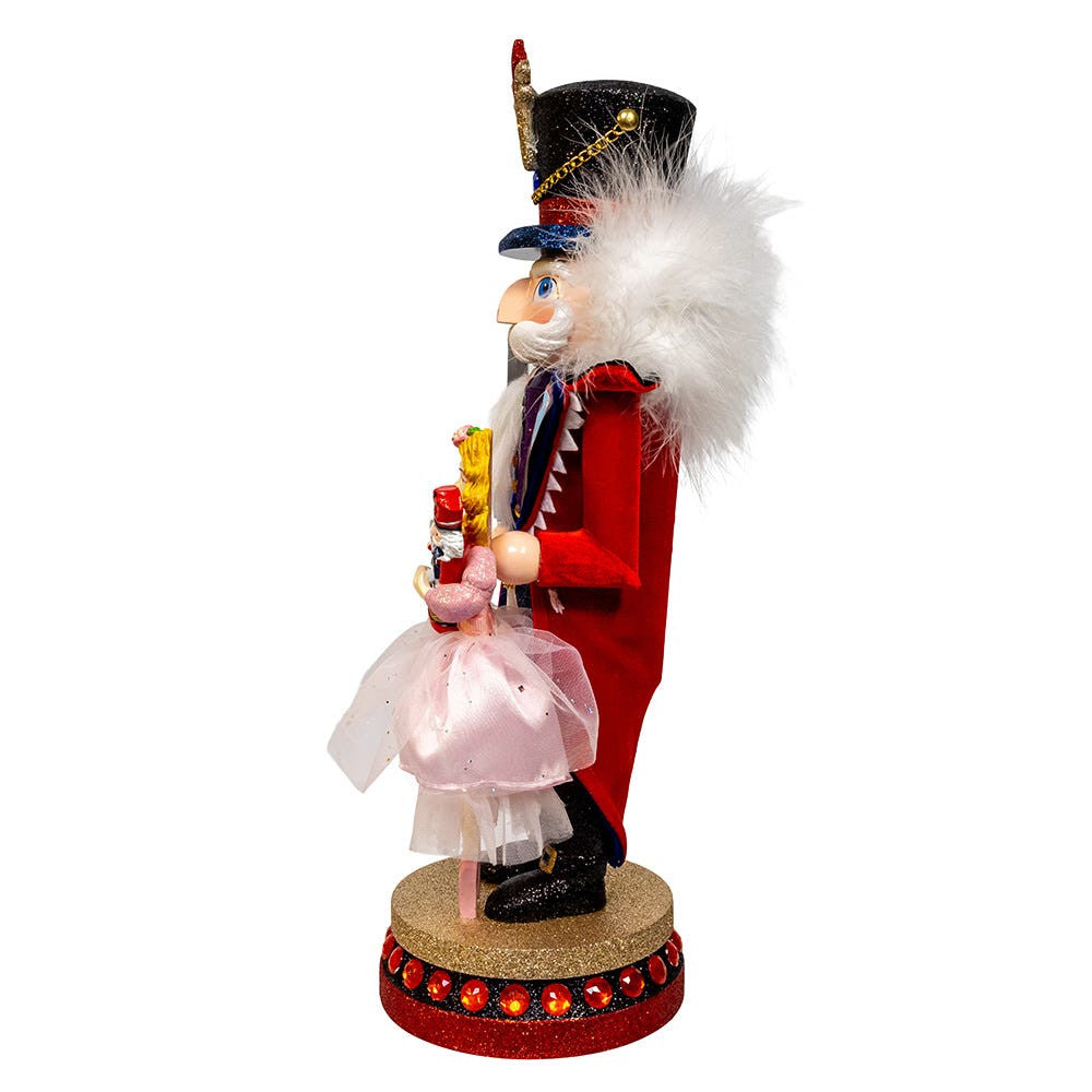 15" Hollywood Nutcrackers™ Prince With Clara Nutcracker