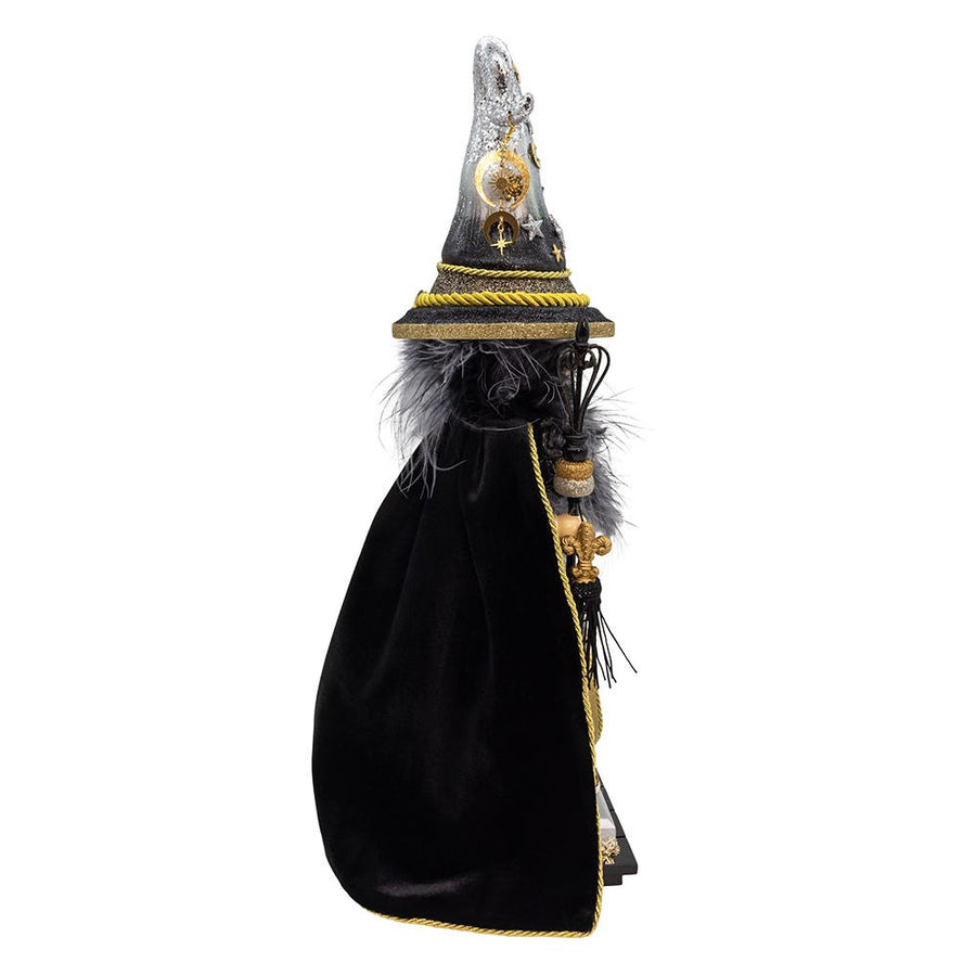 18" Hollywood Nutcrackers™ Black & Gold Wizard Nutcracker