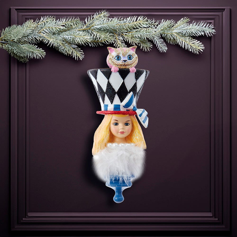 7" Holly Hats™ Alice Hat Ornament
