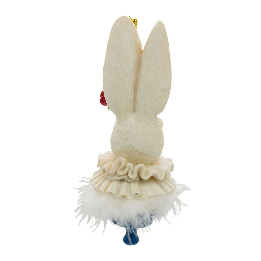 6.5" Holly Hats™ Rabbit Hat Ornament