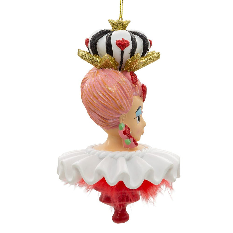 6.25" Holly Hats™ Queen Of Hearts Hat Ornament