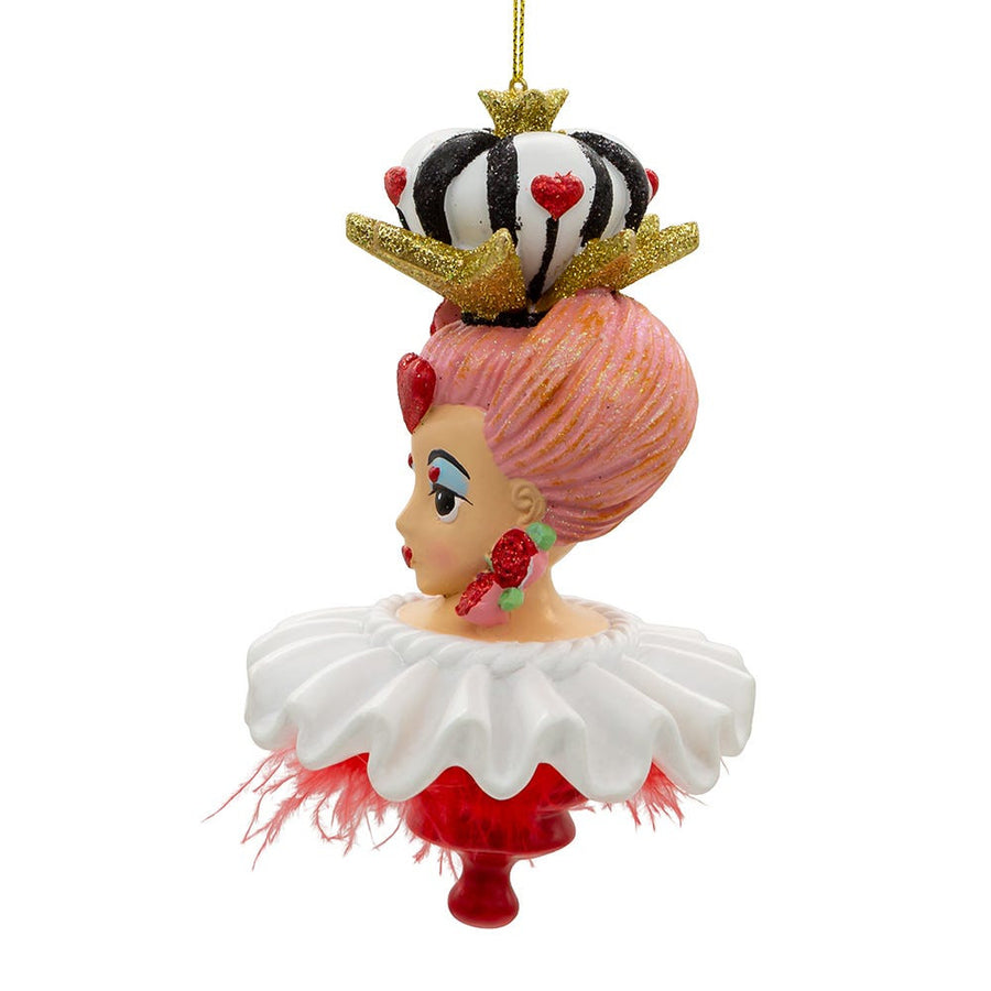 6.25" Holly Hats™ Queen Of Hearts Hat Ornament