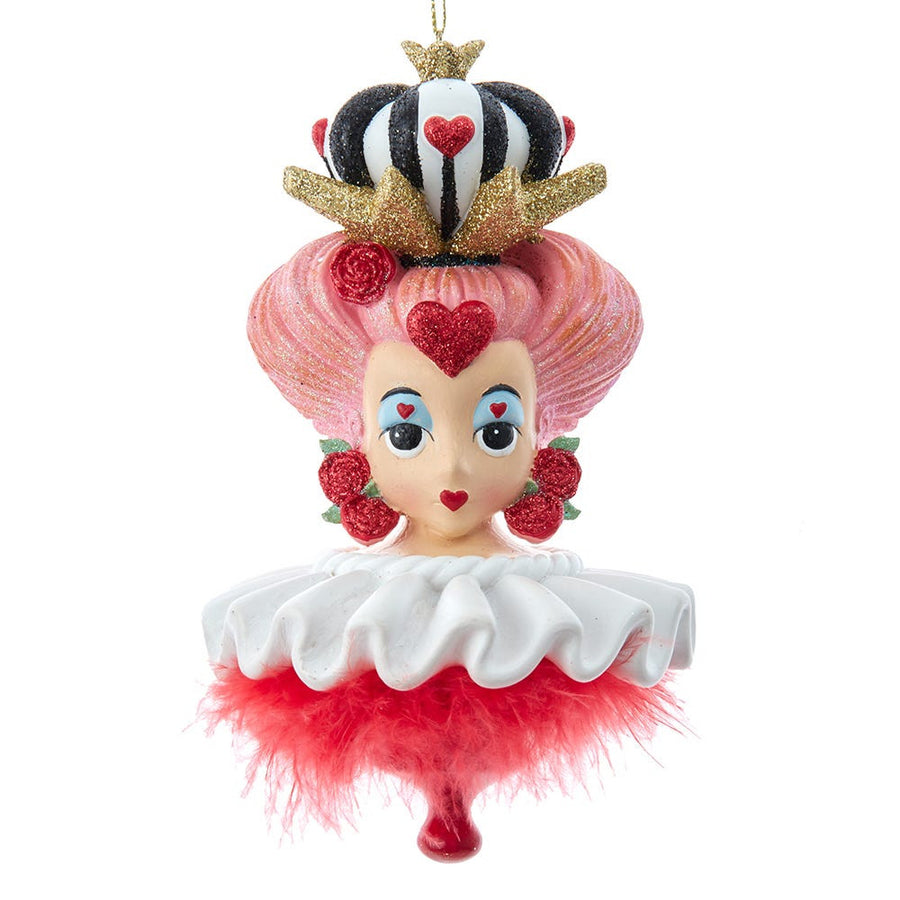 6.25" Holly Hats™ Queen Of Hearts Hat Ornament