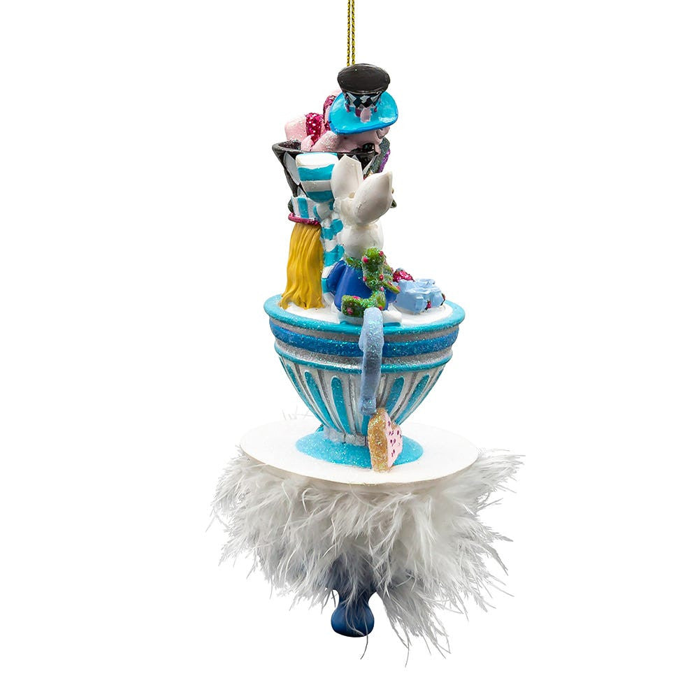 6.25" Holly Hats™ Alice & Friends Tea Party Hat Ornament