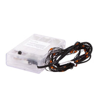 10' Battery-Operated 25L Orange LED Fairy Lights