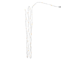 10' Battery-Operated 25L Orange LED Fairy Lights
