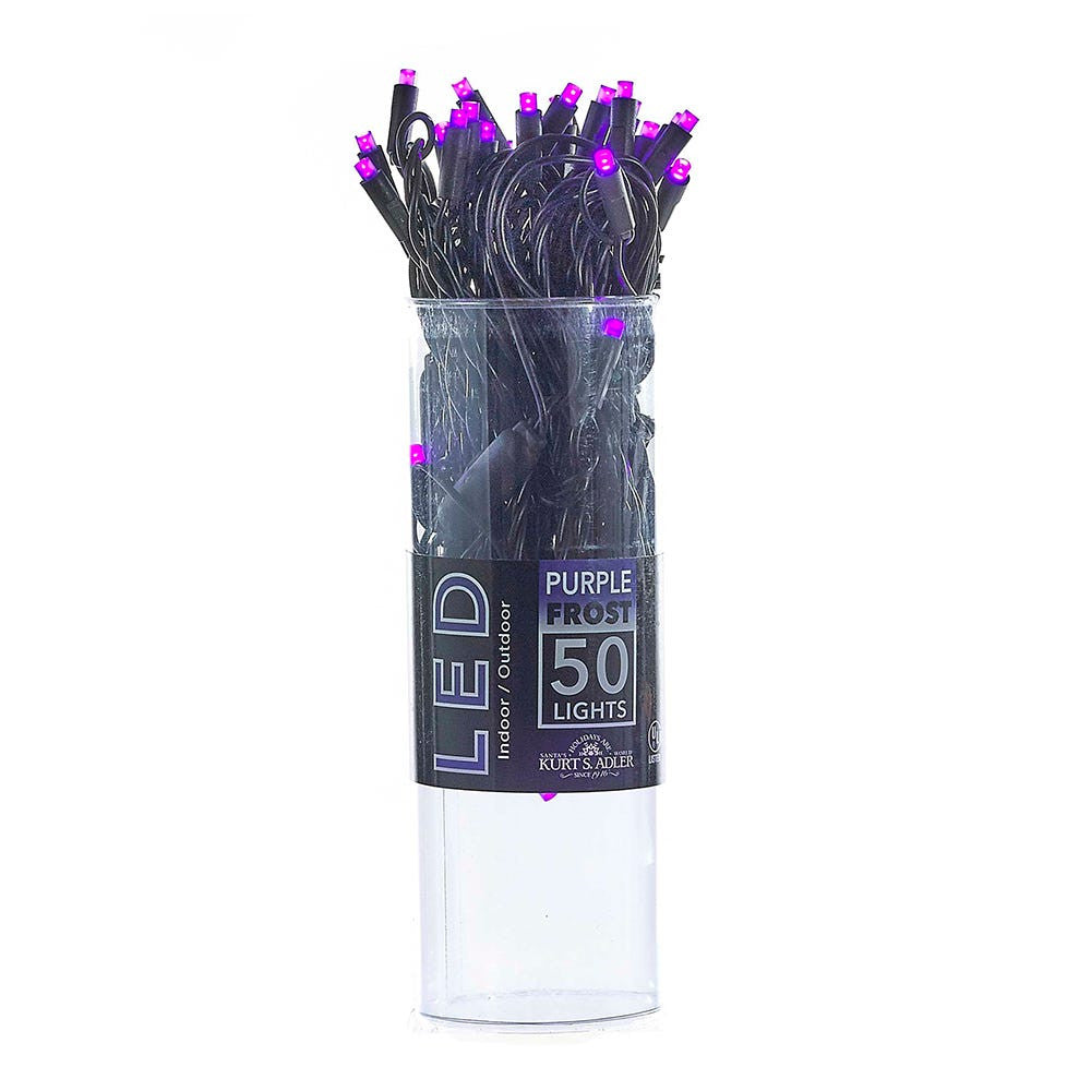 24.5' UL 50L 5MM Purple Frost Wide Angle LED Connectible Light Set