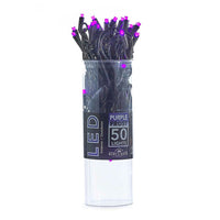 24.5' UL 50L 5MM Purple Frost Wide Angle LED Connectible Light Set
